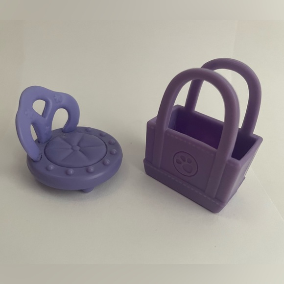 Littlest Pet Shop Brown German Shepherd Dog Purple Eyes #112 2006 Authentic LPS - Picture 4 of 4